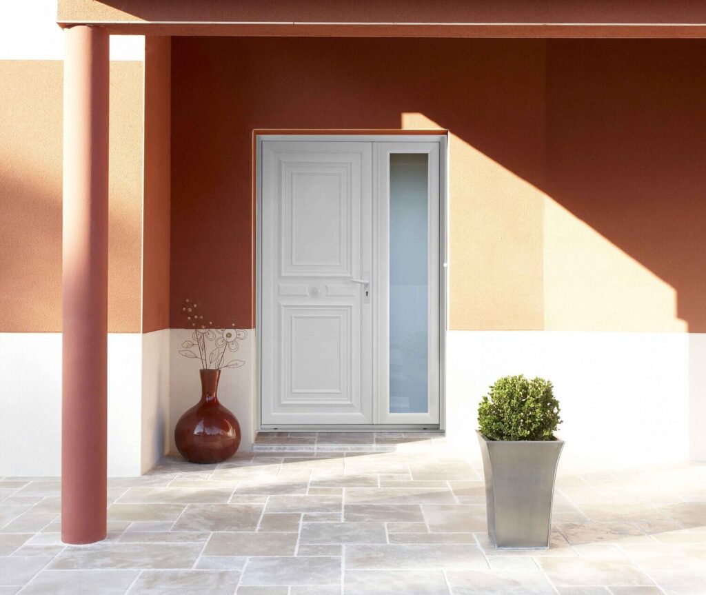 Porte d'entrée PVC - Matignon - Pasquet menuiseries