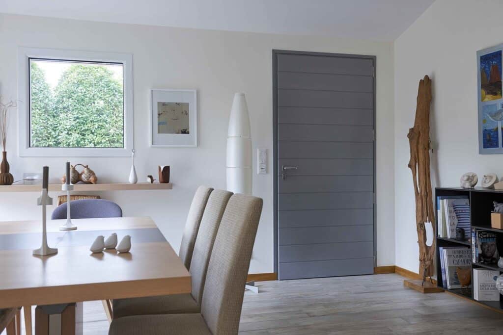 menuiseries bois - Porte d'entrée - Fraction
