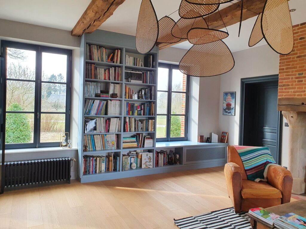 Fenêtre à la française 2 vt - Fris 7016 - vue int - bois - Racine -Pasquet
