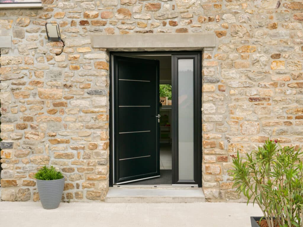 Porte d'entrée - Aluminium - atmosphère - Pasquet menuiseries