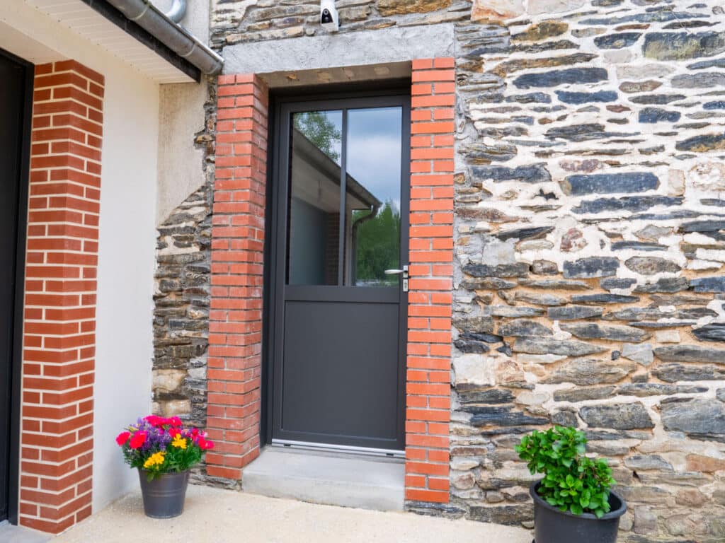 Porte d'entrée - Vitrée - Alu - Instinct - Pasquet menuiseries