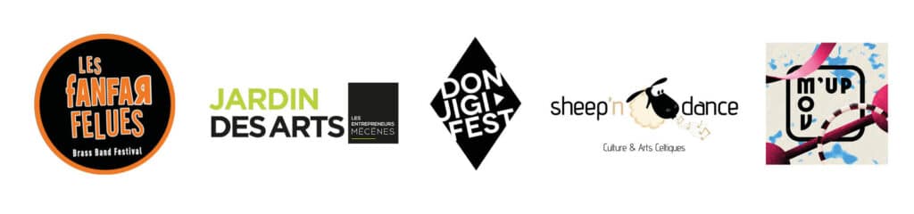 Logos des Associations culturelles soutenues