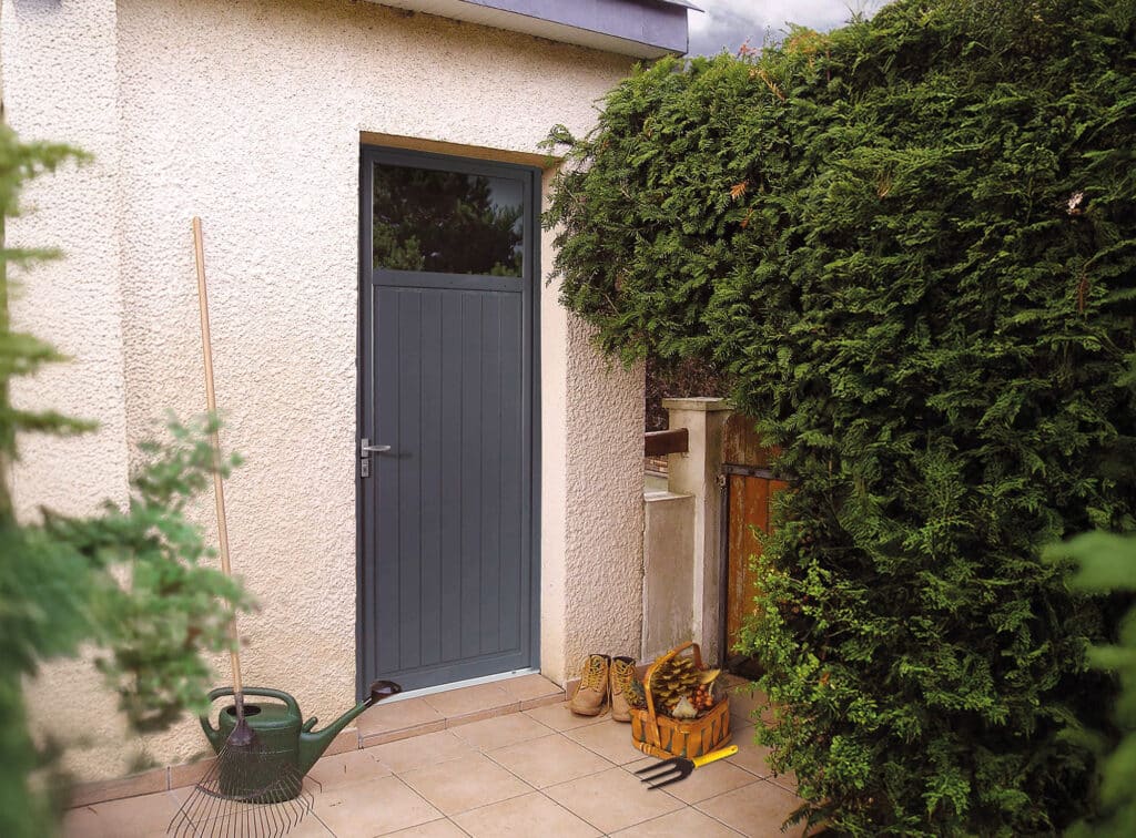 Porte de service - Limousin - bois - Pasquet menuiseries
