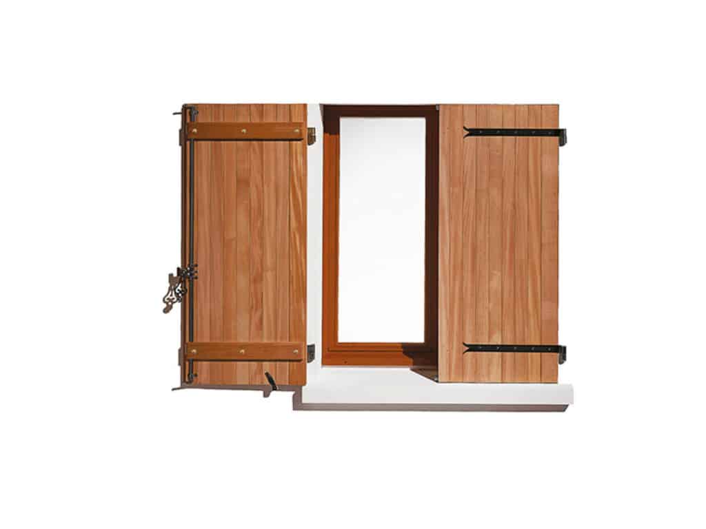 Volets avec barres