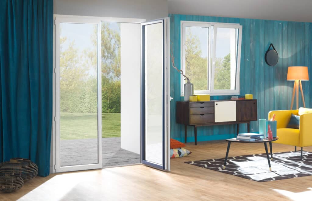 Porte-fenêtre PVC - vue int - Pasquet