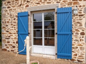 Mise en avant - Porte-fenêtre aluminium - empreinte - Pasquet - vue ext