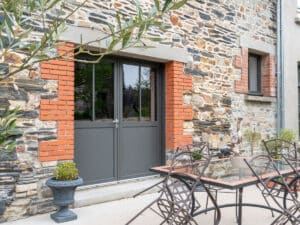 Porte-fenêtre aluminium - empreinte - Pasquet - PFF2vt - vue ext