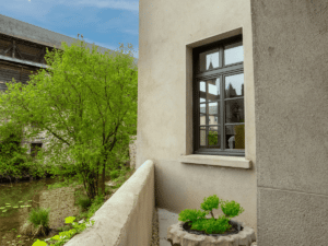 Fenêtre à la française bois Racine ®- vue ext - FF2vt